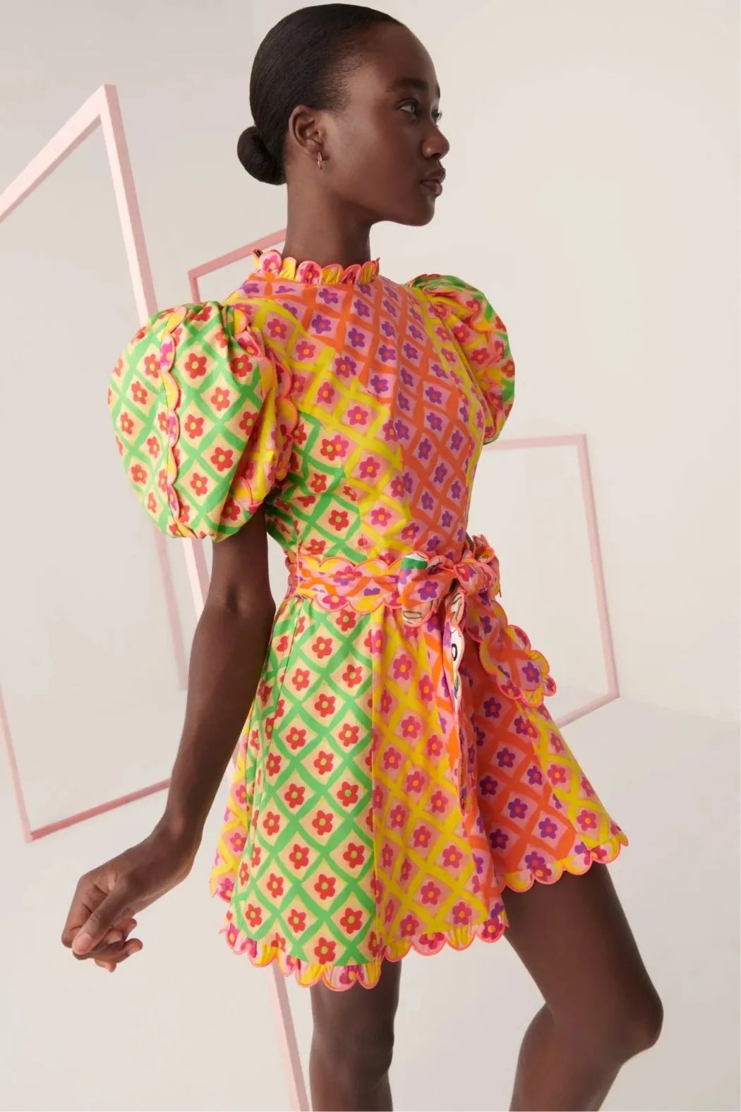 Printed "Nauru" Dress