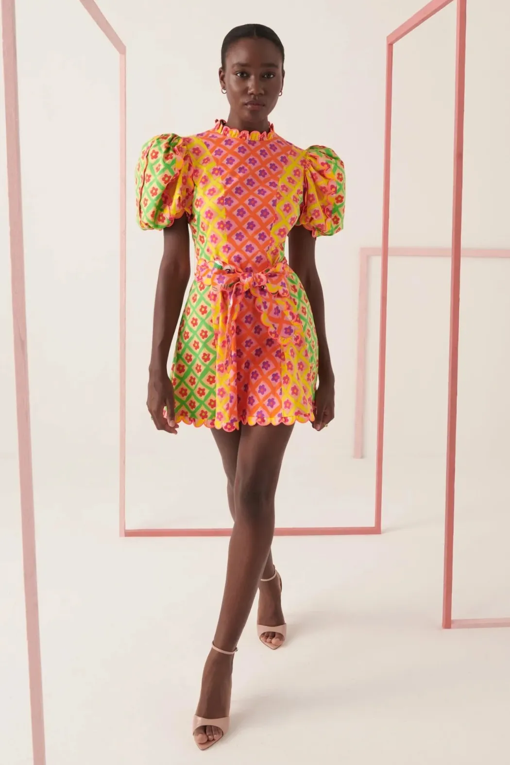 Printed "Nauru" Dress