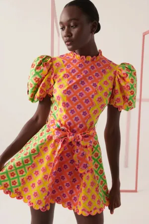 Printed "Nauru" Dress