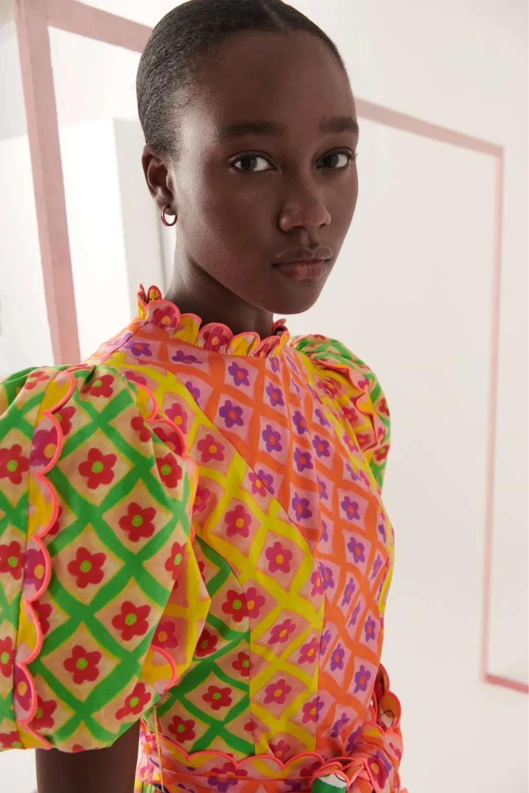 Printed "Nauru" Dress