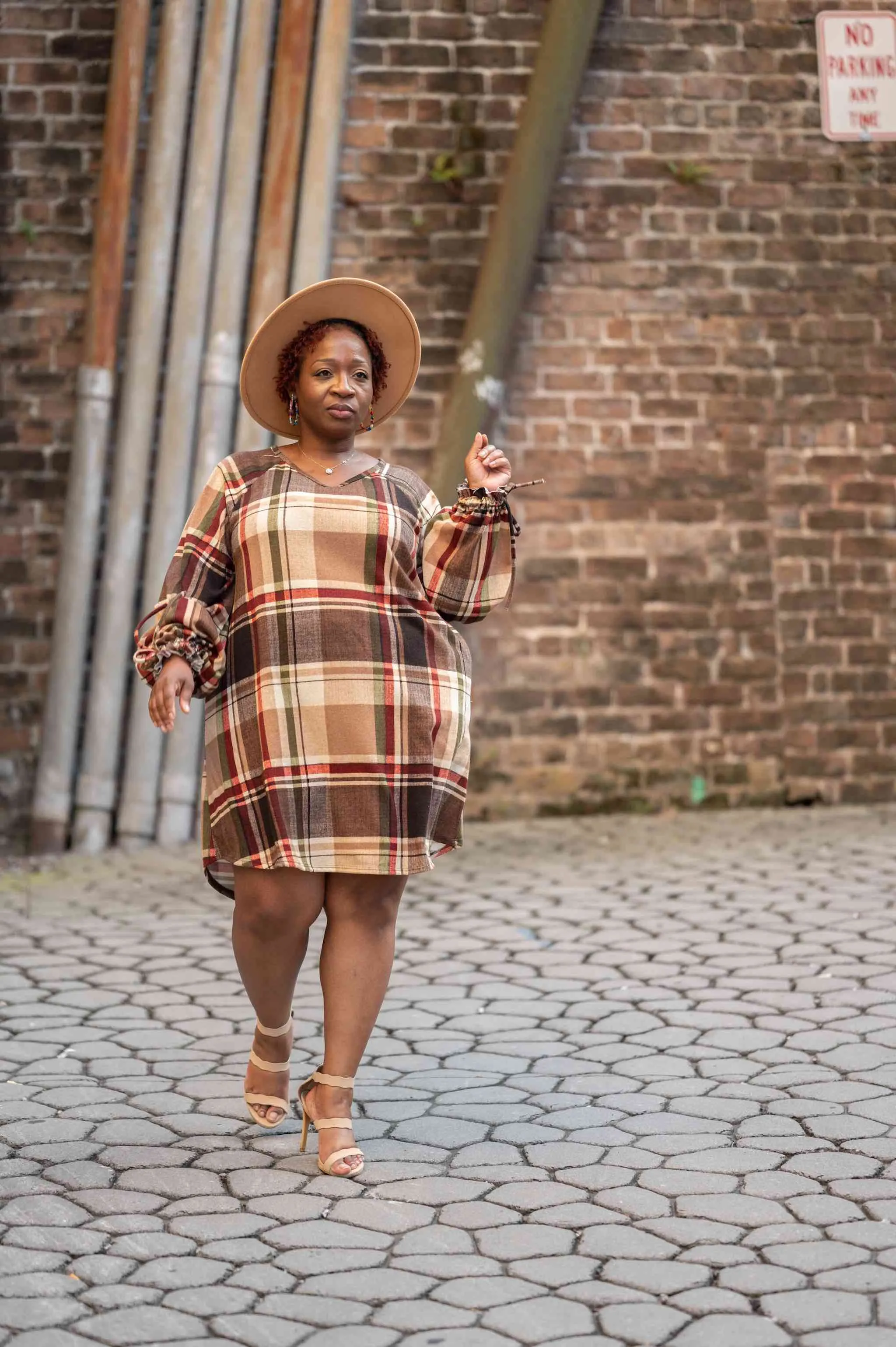 Priscilla Plaid Dress