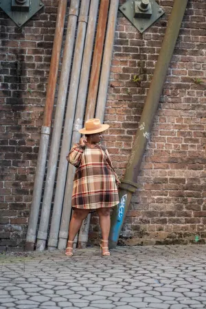 Priscilla Plaid Dress