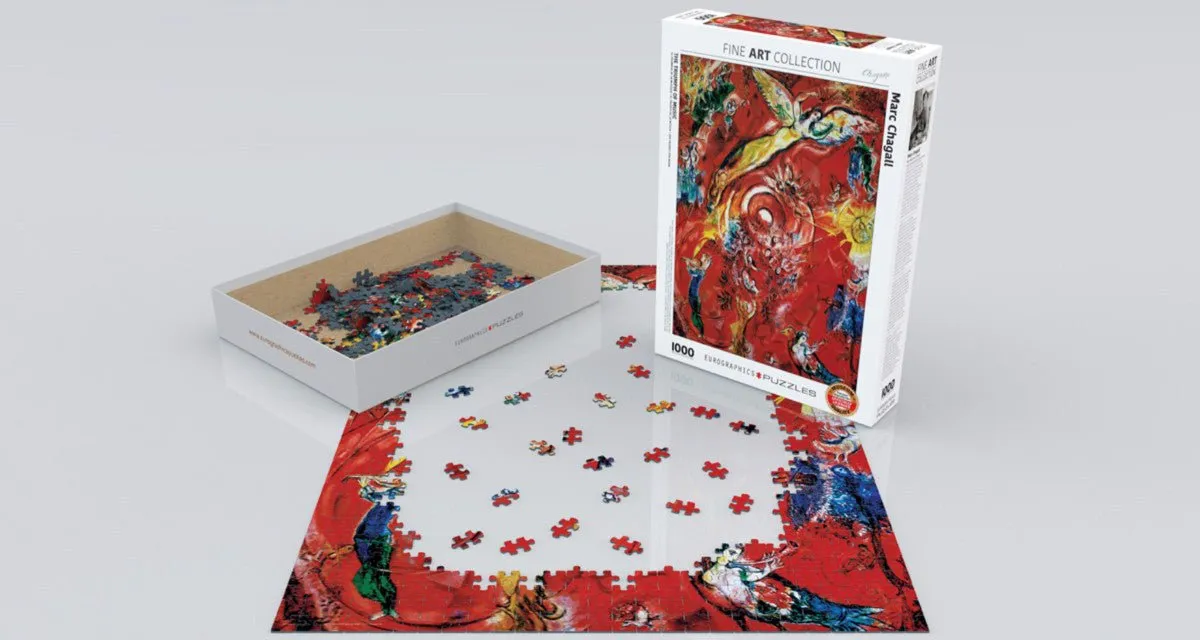 Puzzle Eurographics - 1000 p - Triomphe de la musique -Chagall