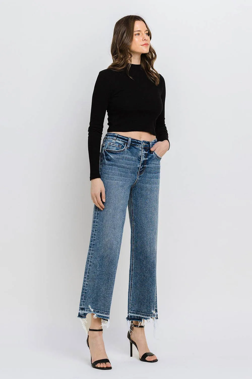 Resilient High Rise Crop Jeans