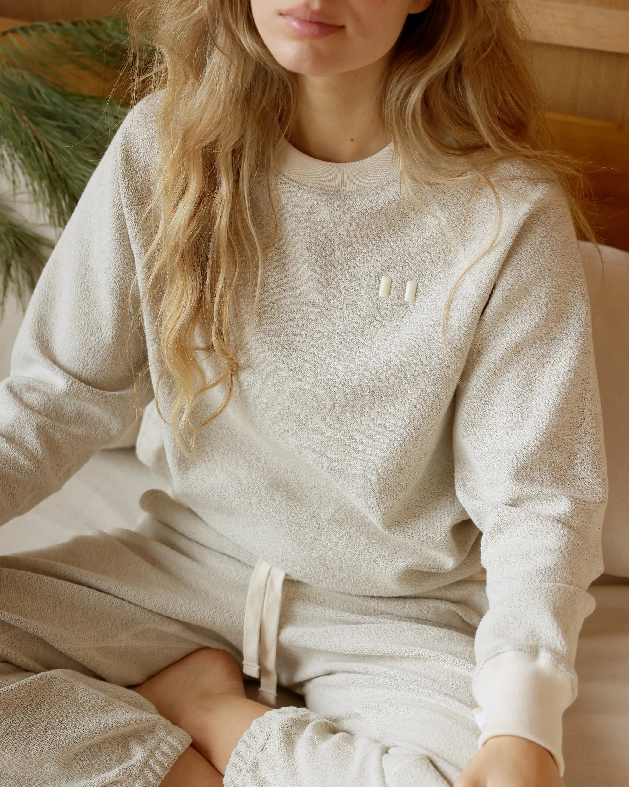 Reverse French Terry Sweatshirt Natural - Unisex