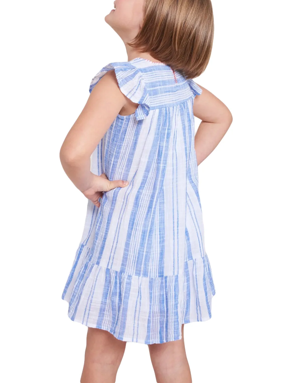 ROBERTA ROLLER RABBIT Little Girls Blue Montauk Aimee Dress 2 Years $78 NEW