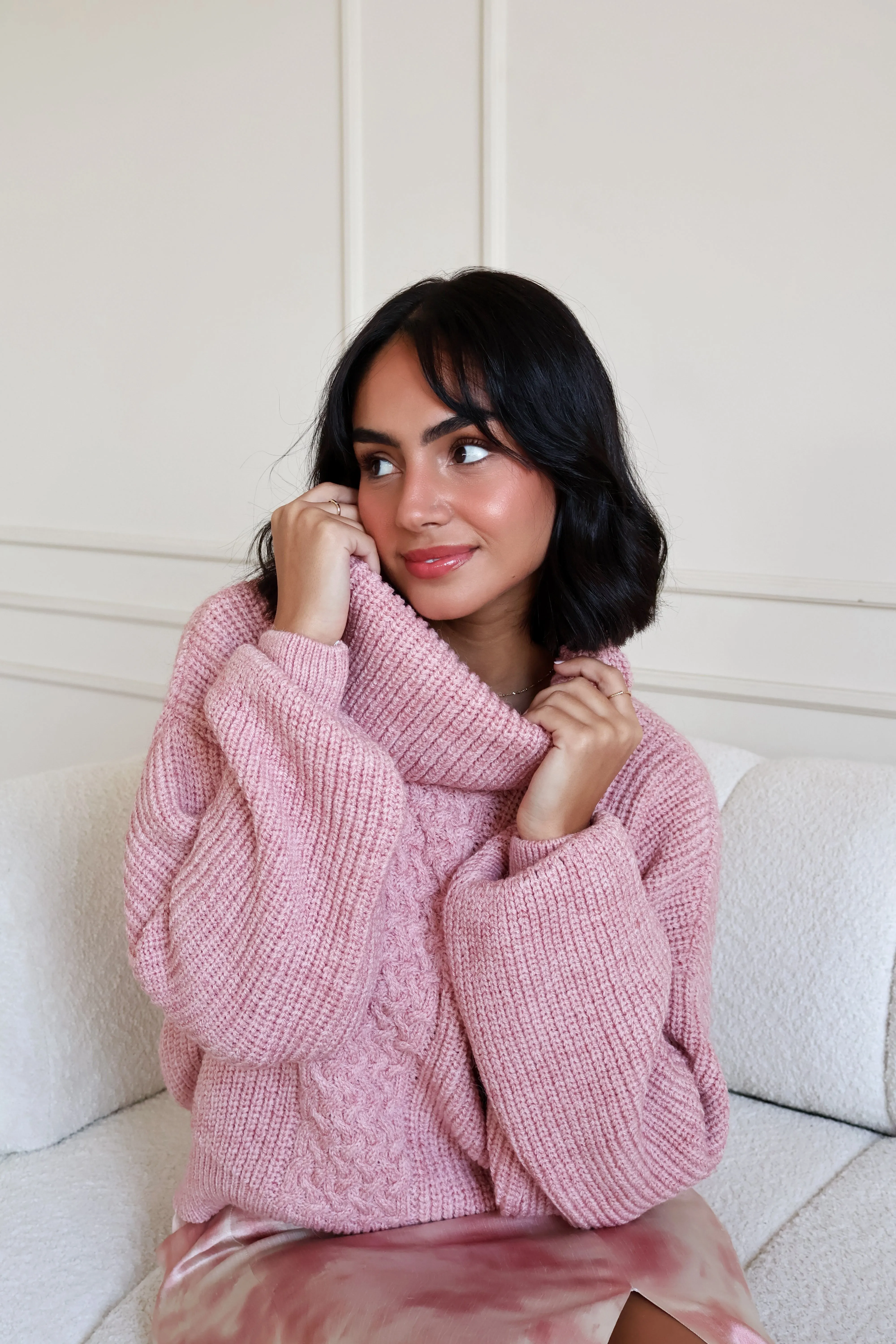 Rose Oversized Pullover