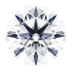 Round Cupid Hearts & Arrows FAB Moissanite Loose Stone