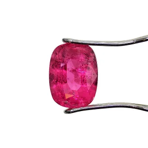 Rubellite Tourmaline, 2.12ct Rectangular Cushion Cut