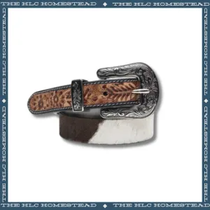 Rustic Prairie Leather Belt