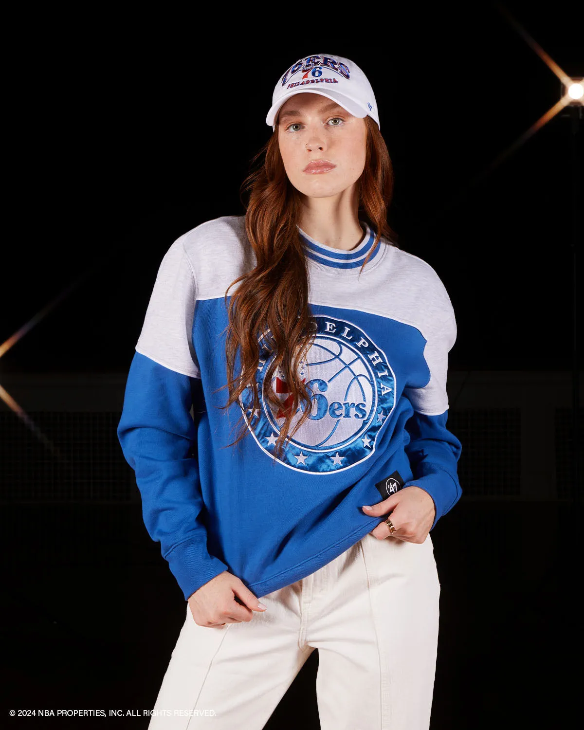 SACRAMENTO KINGS SATIN LOCK '47 BRYSON CREW