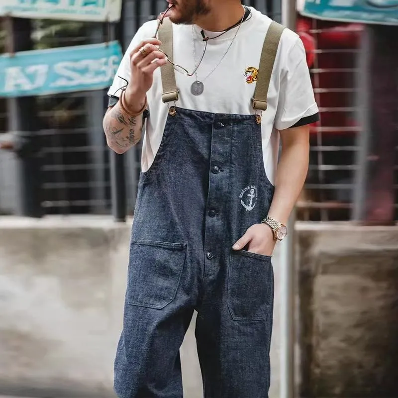 Salopette en jean vintage chic