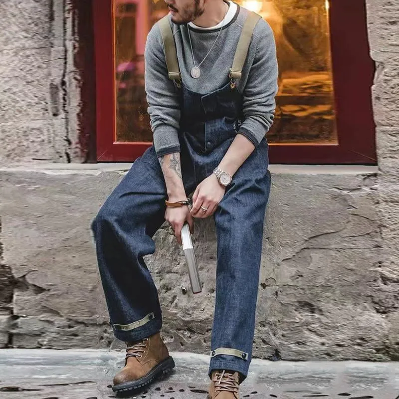 Salopette en jean vintage chic