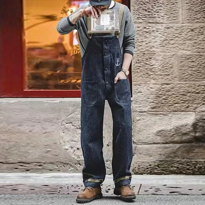 Salopette en jean vintage chic