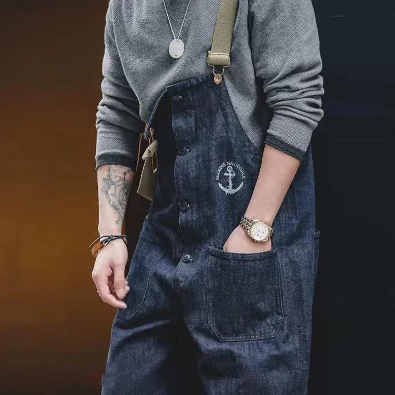 Salopette en jean vintage chic