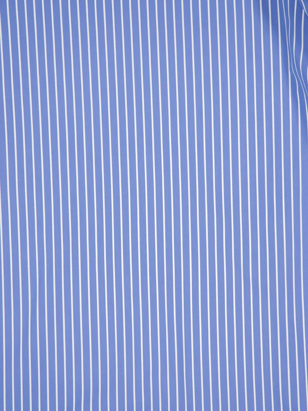 Sapphire Blue Striped Cotton Dress