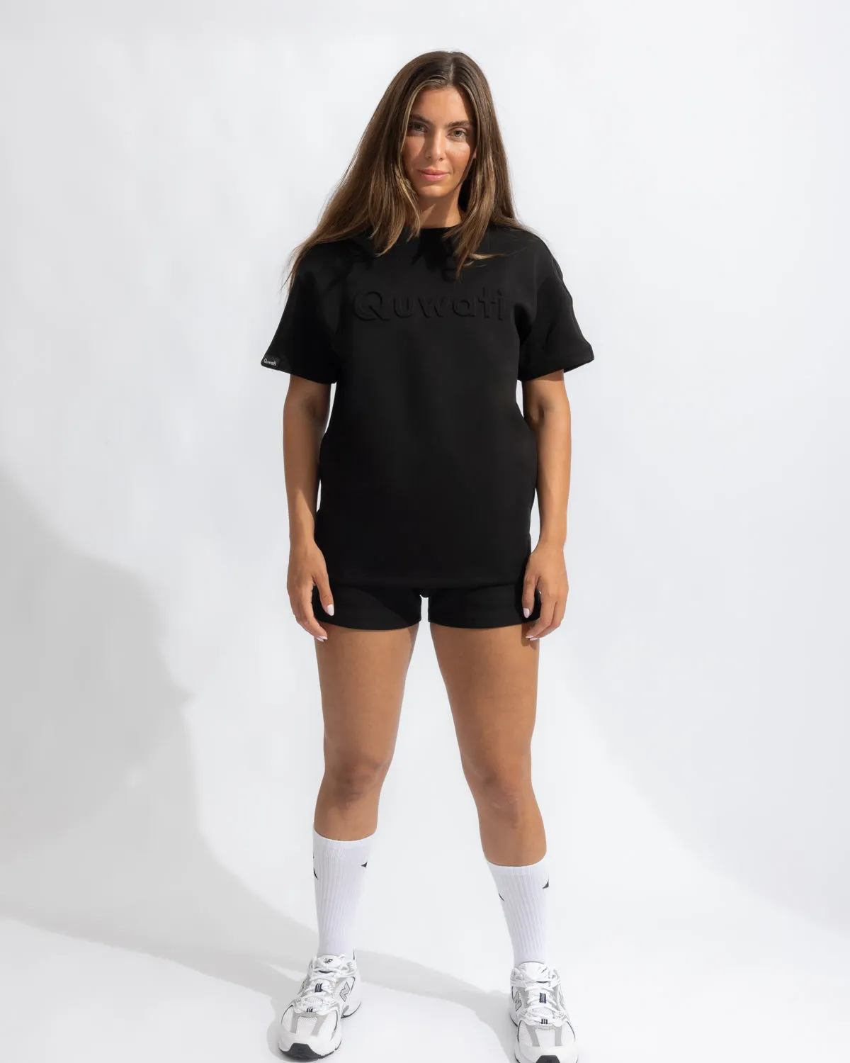 Shield Women Half Sleeve Pullover - Black