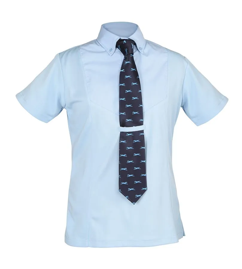 Shires Short Sleeve Tie Shirt - Childrens