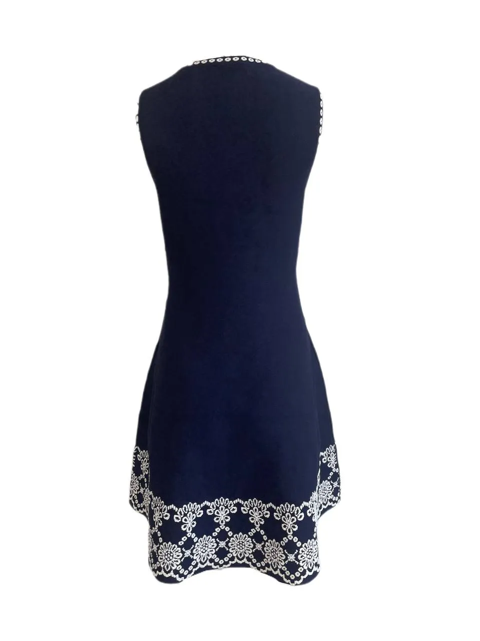 SHOSHANNA Women's Navy Caterina Sleeveless Dress Size L NWT