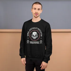 Simul Justus et Peccator - Crewneck Sweatshirt