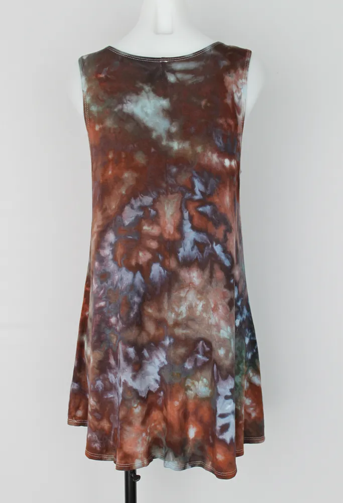 Sleeveless tunic size Medium ice dye - Magical Abyss crinkle