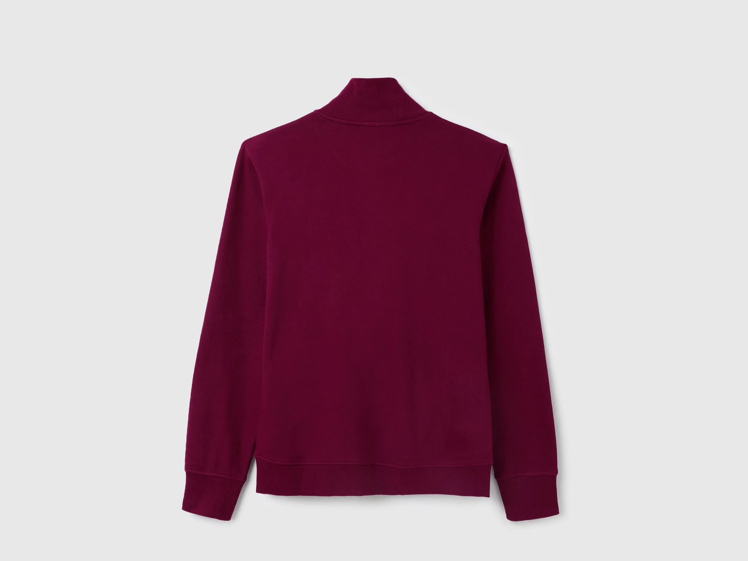 Slim Fit High Neck Solid Sweatshirts