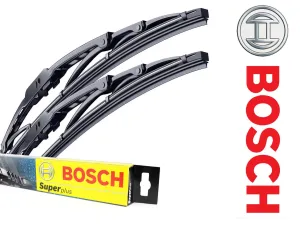 Smart City-Coupe 1999-2004 Bosch Super  Replacement Front Screen Windscreen Wiper Blades   Wurth Screen Wash