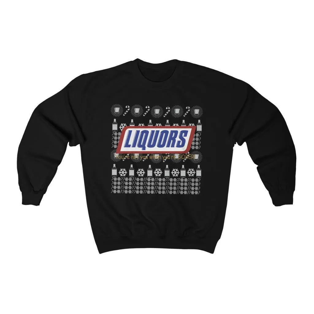 Snickers Liquors Christmas Sweater