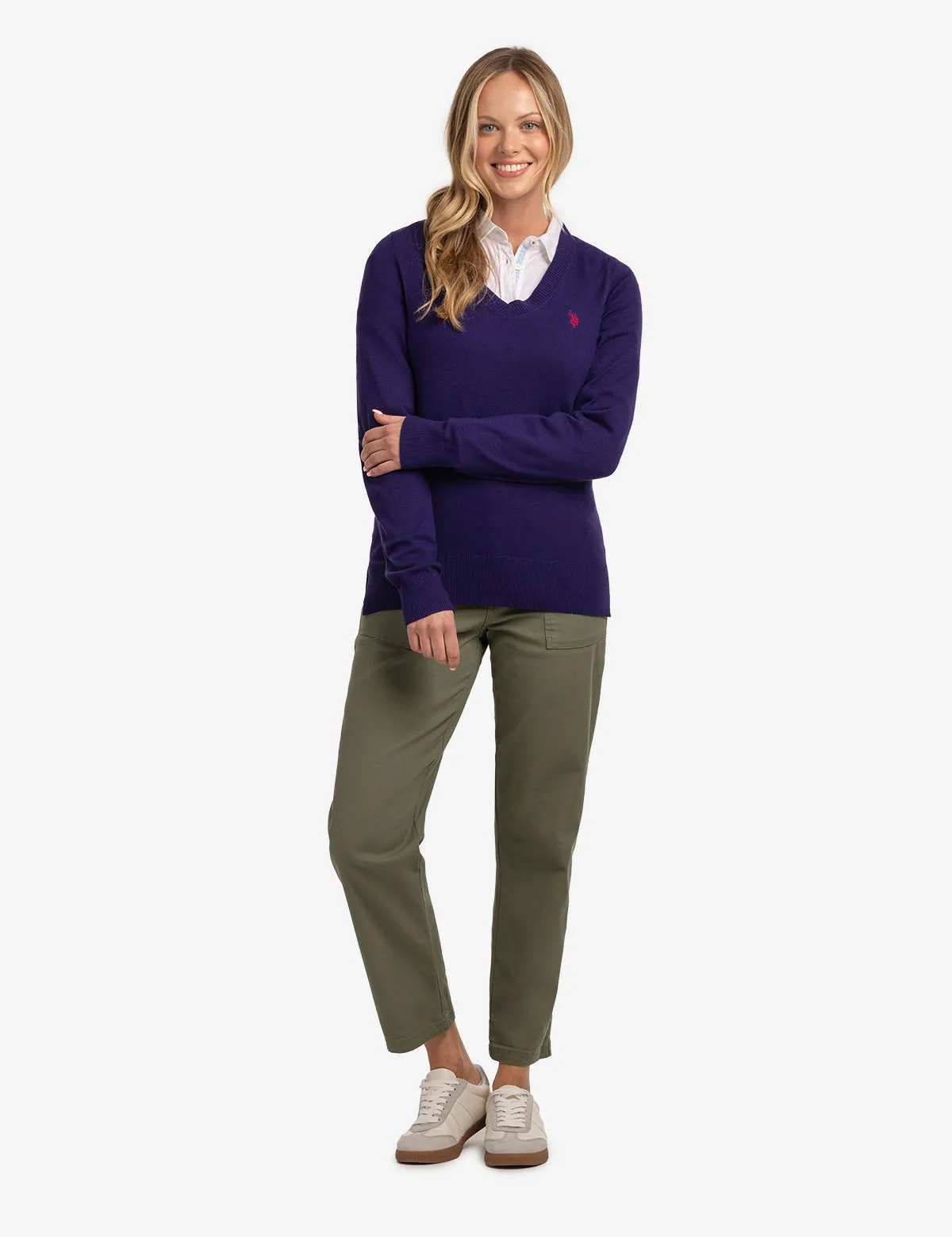 SOFT TOUCH V-NECK SWEATER