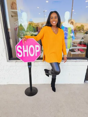 Soft Vibes Sweater - Mustard