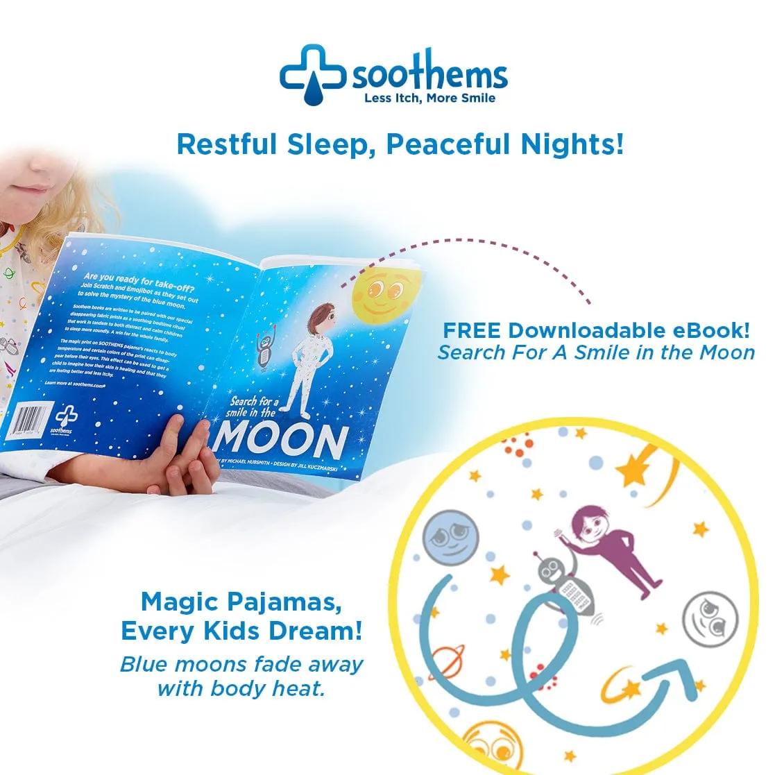Soothems Eczema Sleeves For Children, Babies and Toddlers. May Also Be Used as Wet Wrap Sleeves for Arms or Legs Itch Relief