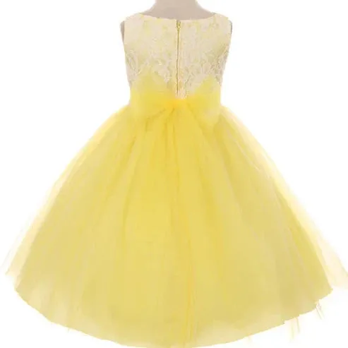 Sophia Dress - Lemon (No Sash)