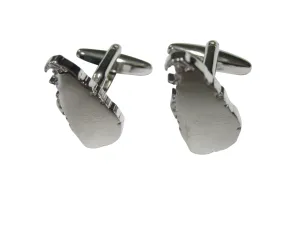 Sri Lanka Map Shape and Flag Design Cufflinks