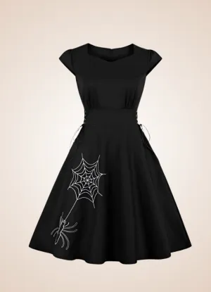 Steampunk Lace Mini Dress