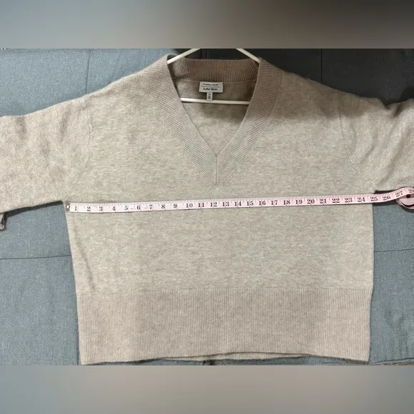 stockholm atelier &amp; other stories Cozy Beige V-Neck Sweater