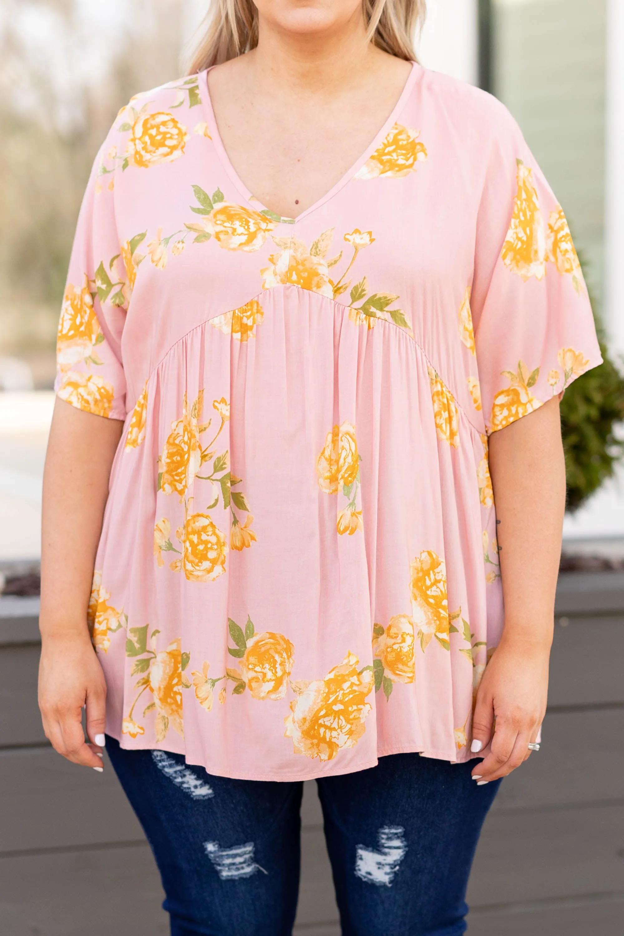 Sweet Comfort Top, Dusty Pink