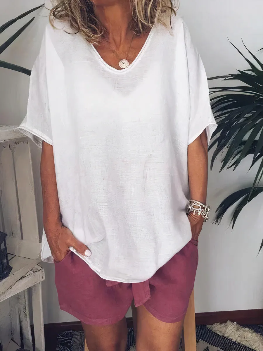 Tamara® | Oversized Linen T-Shirt
