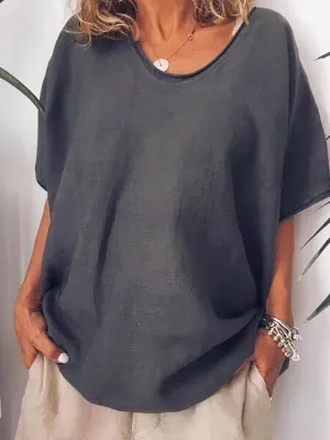 Tamara® | Oversized Linen T-Shirt
