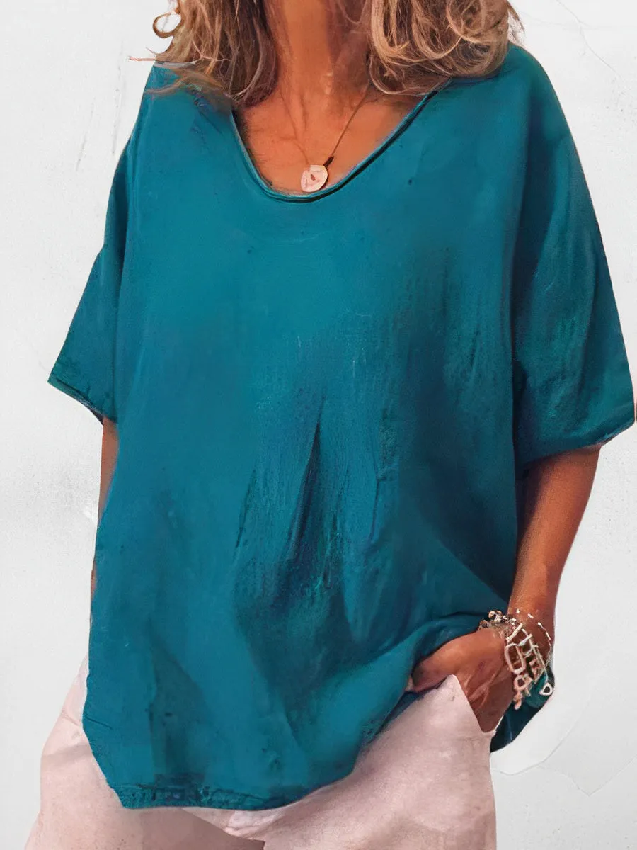 Tamara® | Oversized Linen T-Shirt