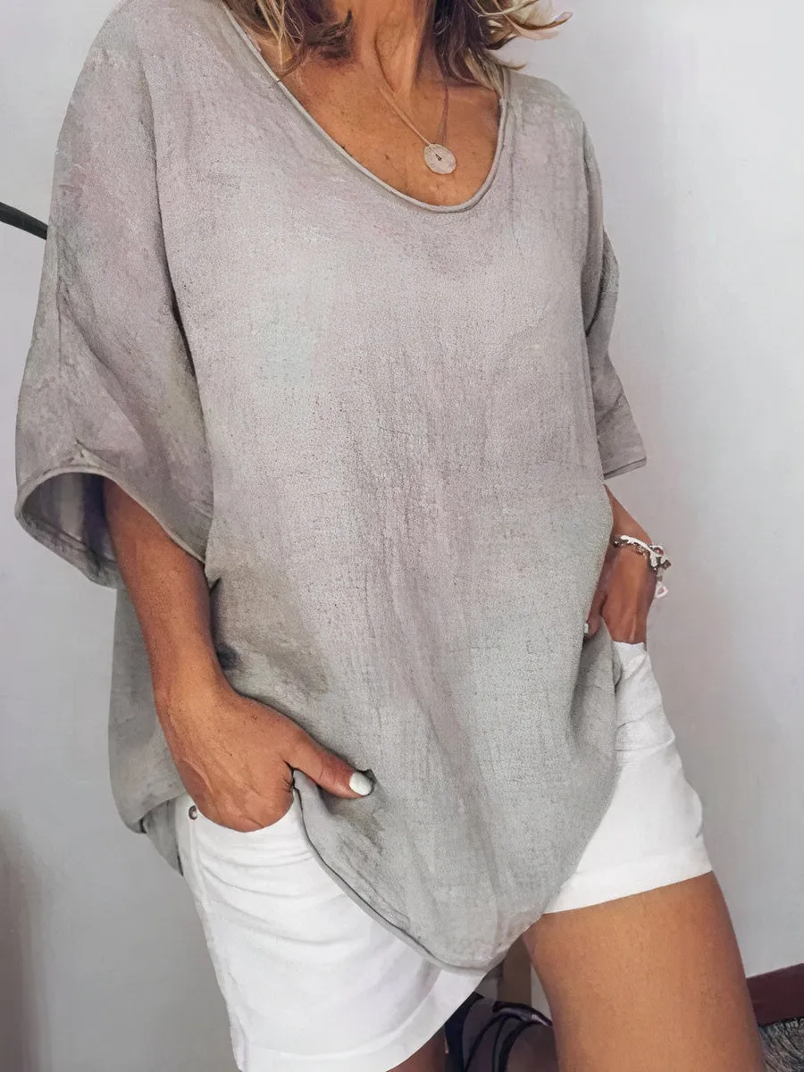 Tamara® | Oversized Linen T-Shirt