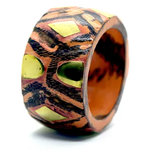 Terra: Indian Forest-Wood Pink Bracelet