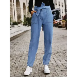Tied Straight Jeans: Because Life is too Short for Boring Pants 😄👖