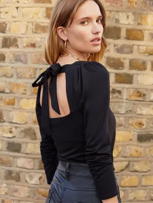 Tiffany LENZING™ ECOVERO™ Top | Caviar Black