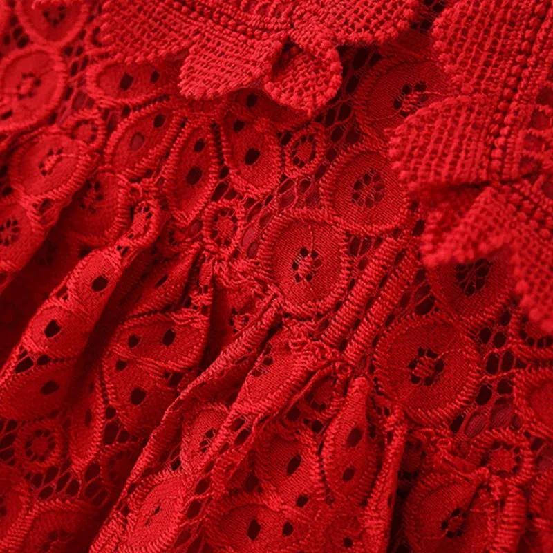 Toddler Girl Clothes Korean Fashion Doll Collar Long Sleeve Lace Baby 1st Birthday Dresses Princess Dress