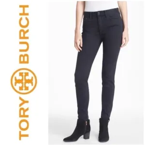 Tory Burch Mid Rise Skinny Jeans