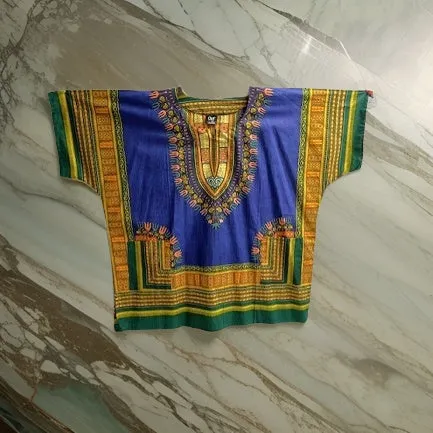 Traditional Print Unisex Dashiki Shirts (Plus Size)