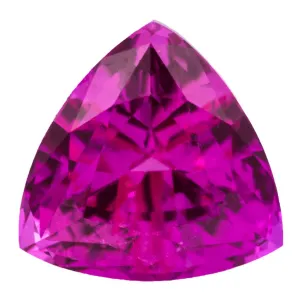 Trillion FAB Lab-Grown Pink Sapphire Gems