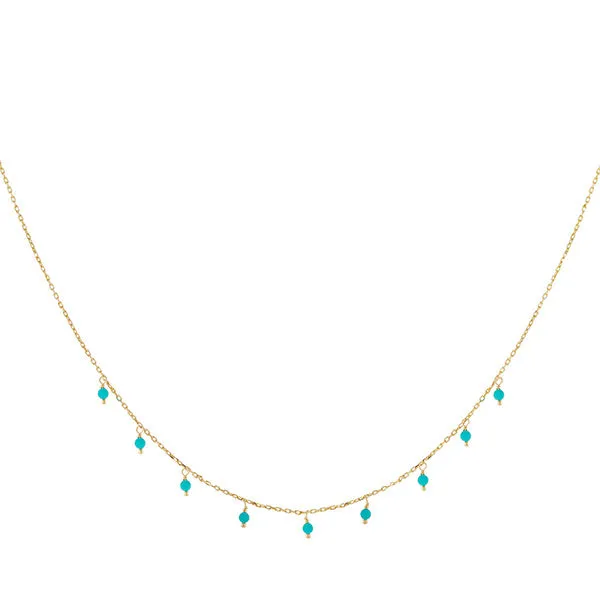 Turquoise Beaded Necklace