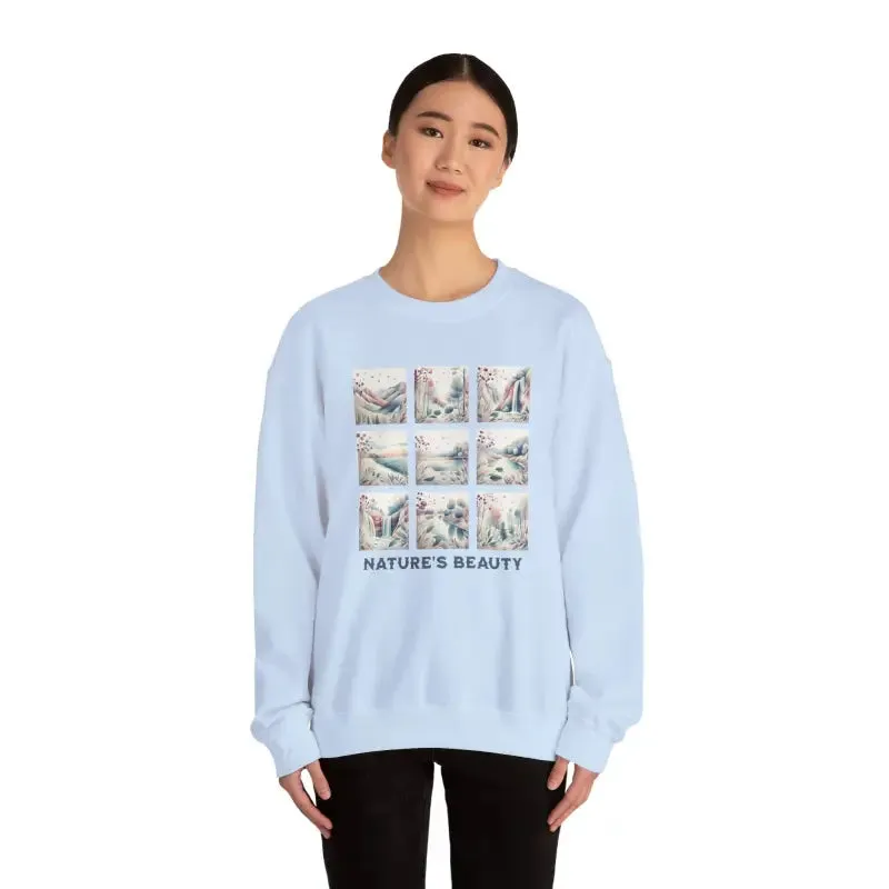 Ultra Cozy Beauty Panel Unisex Sweatshirt