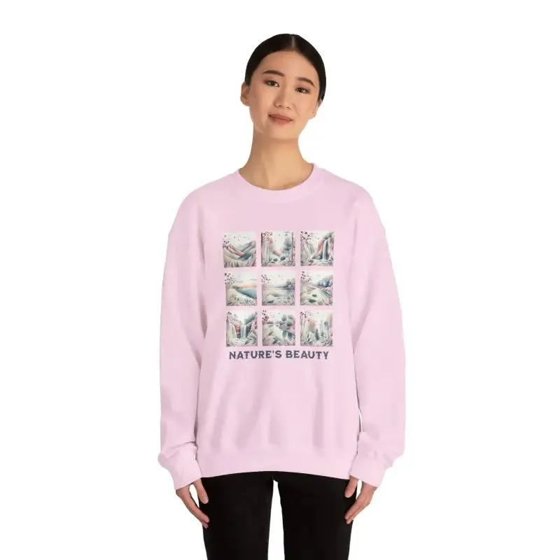 Ultra Cozy Beauty Panel Unisex Sweatshirt